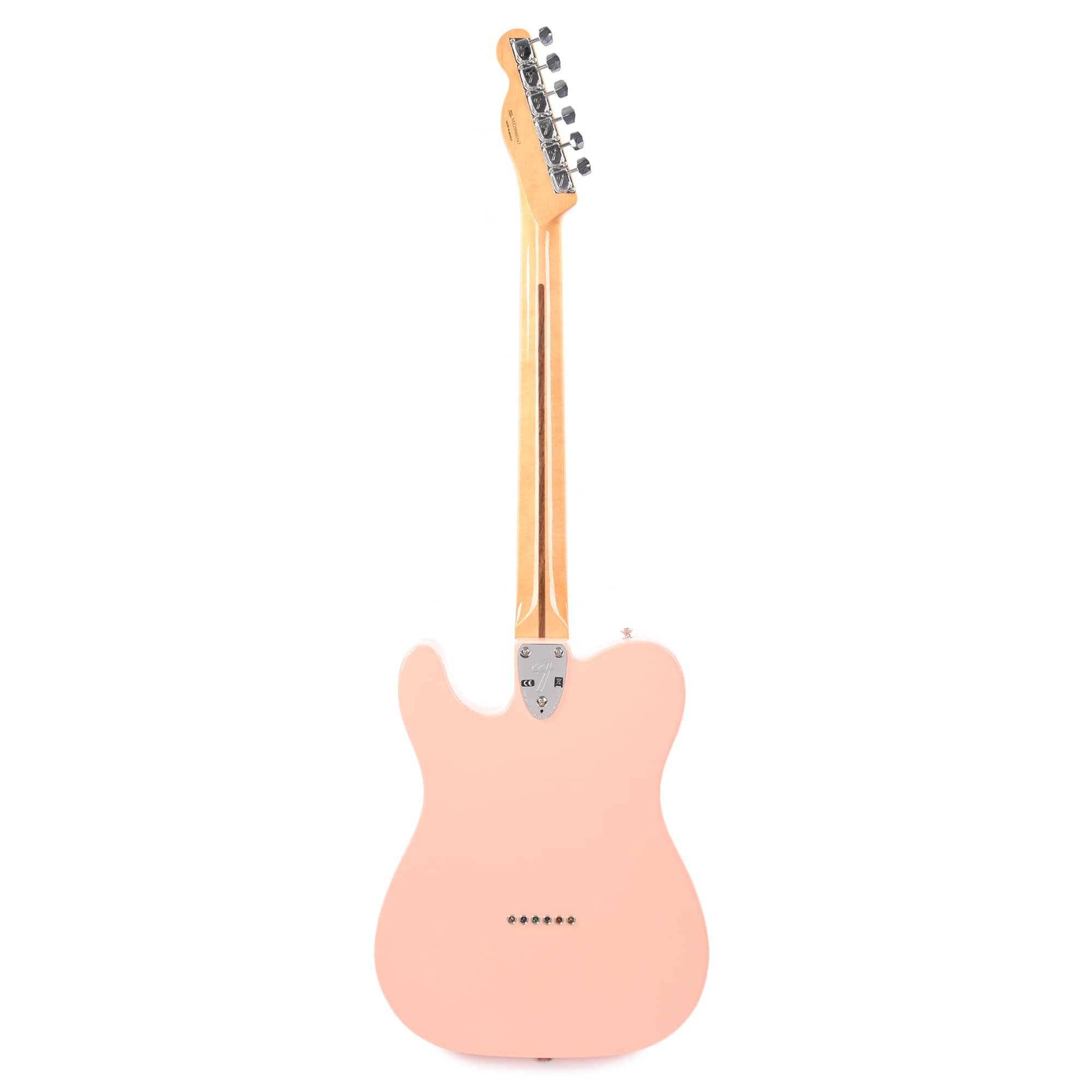 Fender Vintera '70s Telecaster Thinline Shell Pink w/4-Ply Aged Pearl Pickguard Electric Guitars / Semi-Hollow