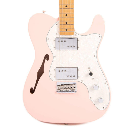 Fender Vintera '70s Telecaster Thinline Shell Pink w/4-Ply Aged Pearl Pickguard Electric Guitars / Semi-Hollow