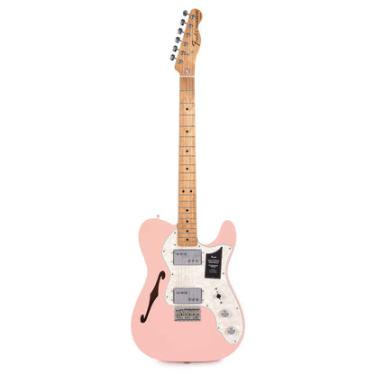 Fender Vintera '70s Telecaster Thinline Shell Pink w/4-Ply Aged Pearl Pickguard Electric Guitars / Semi-Hollow
