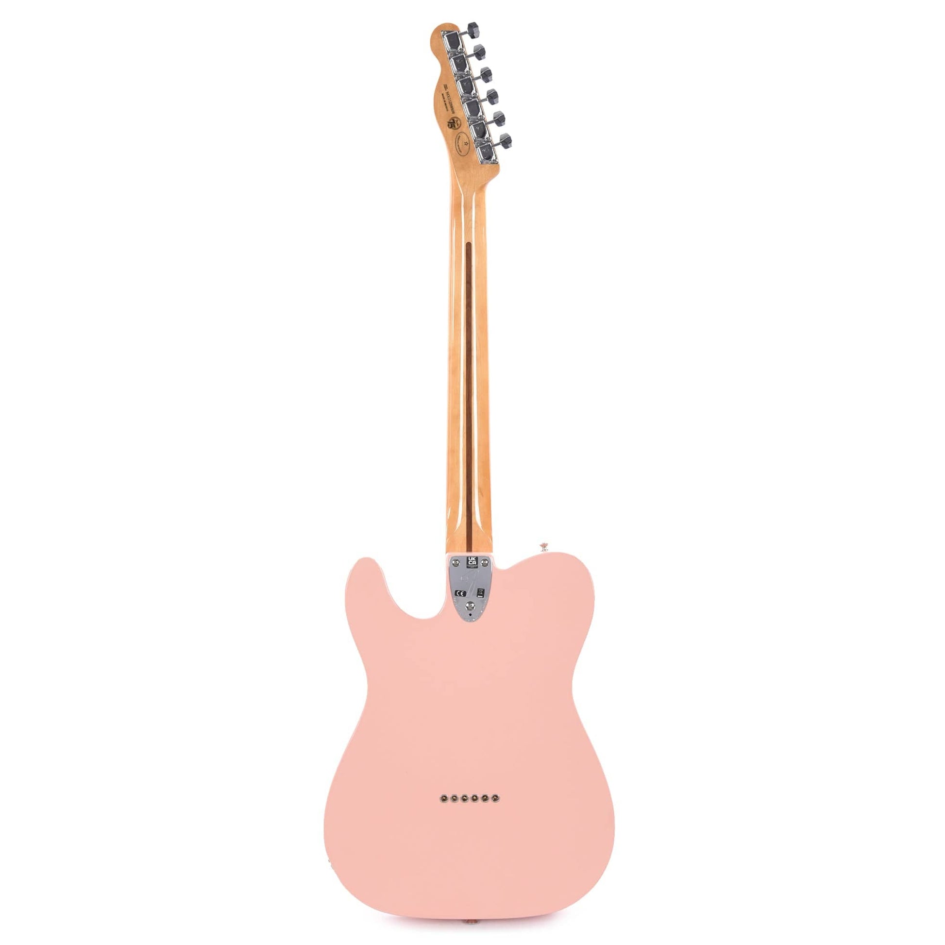 Fender Vintera '70s Telecaster Thinline Shell Pink w/4-Ply Aged Pearl Pickguard Electric Guitars / Semi-Hollow