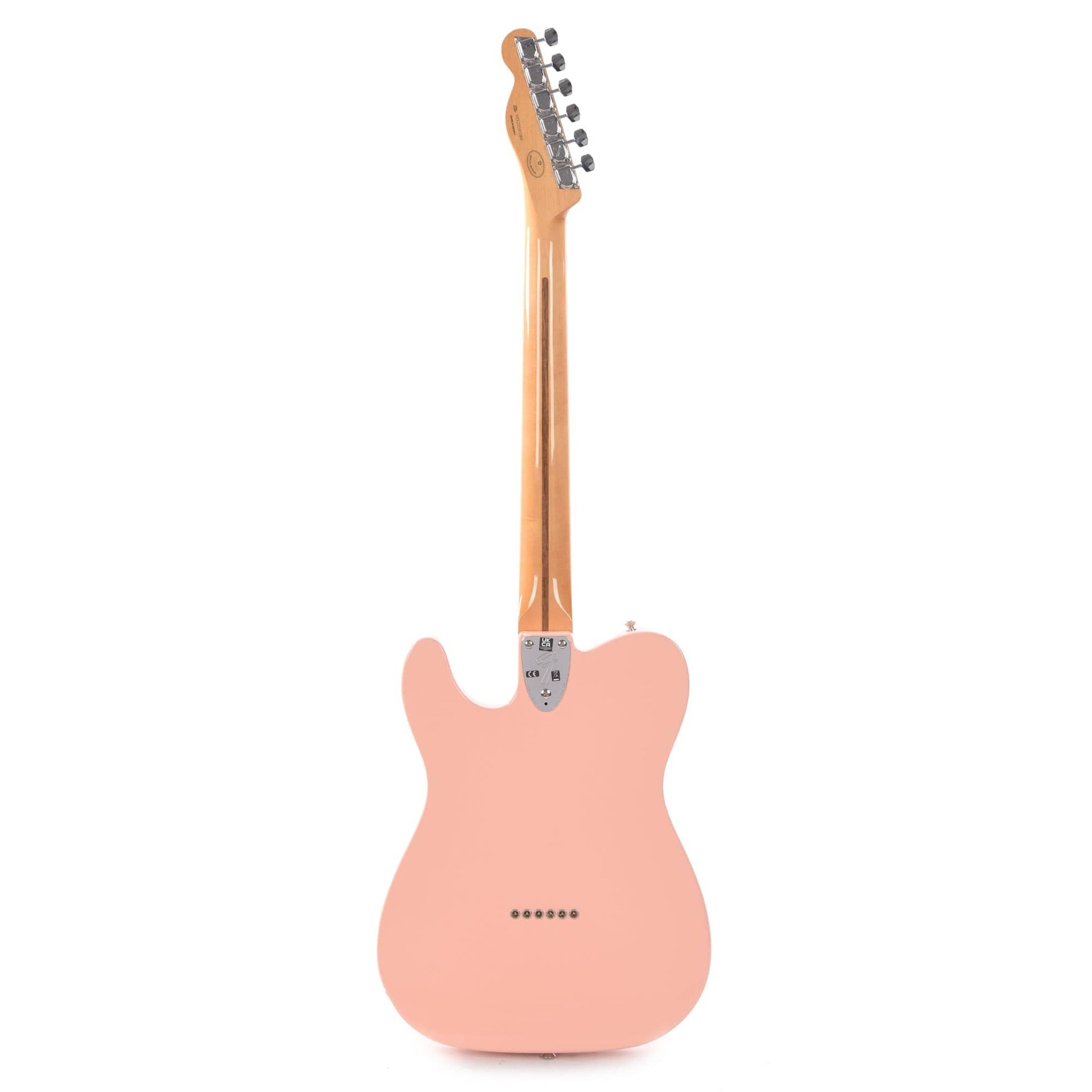 Fender Vintera '70s Telecaster Thinline Shell Pink w/4-Ply Aged Pearl Pickguard Electric Guitars / Semi-Hollow