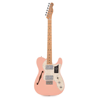 Fender Vintera '70s Telecaster Thinline Shell Pink w/4-Ply Aged Pearl Pickguard Electric Guitars / Semi-Hollow