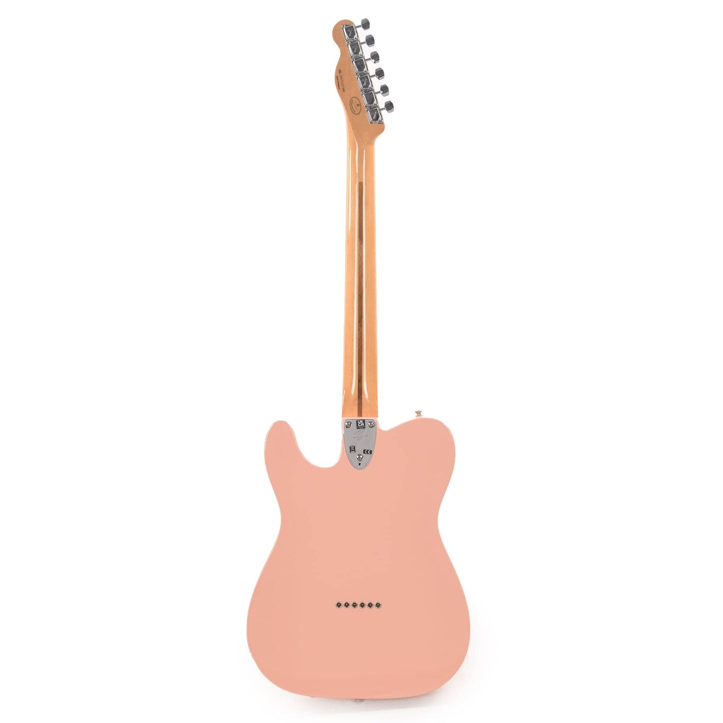 Fender Vintera '70s Telecaster Thinline Shell Pink w/4-Ply Aged Pearl Pickguard Electric Guitars / Semi-Hollow