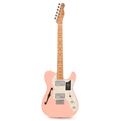 Fender Vintera '70s Telecaster Thinline Shell Pink w/4-Ply Aged Pearl Pickguard Electric Guitars / Semi-Hollow
