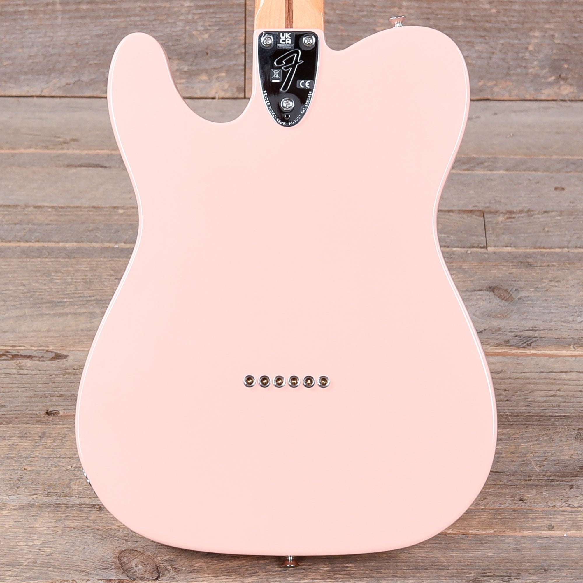 Fender Vintera '70s Telecaster Thinline Shell Pink w/4-Ply Aged Pearl Pickguard Electric Guitars / Semi-Hollow