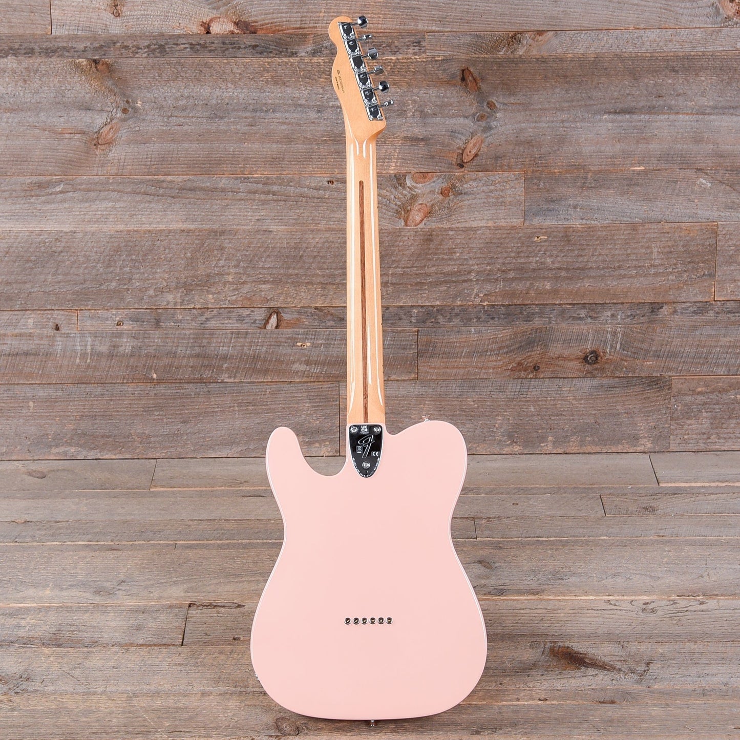 Fender Vintera '70s Telecaster Thinline Shell Pink w/4-Ply Aged Pearl Pickguard Electric Guitars / Semi-Hollow