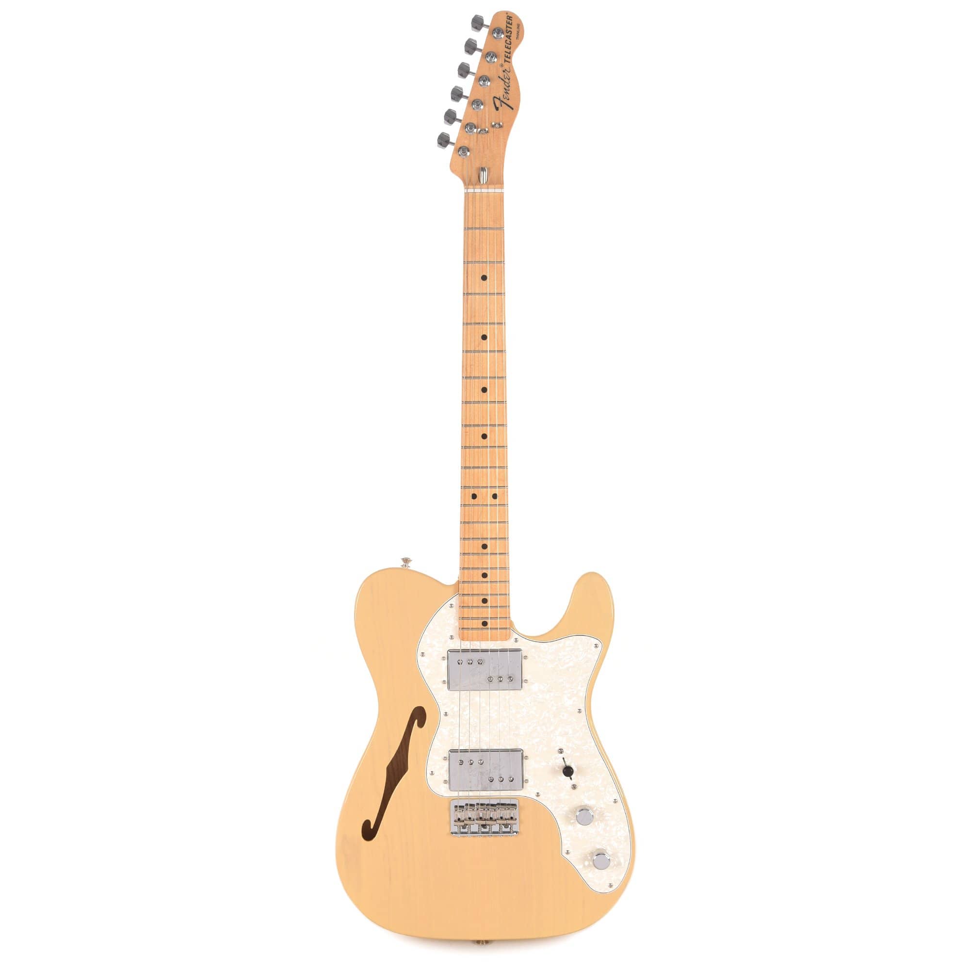 Fender Vintera '70s Telecaster Thinline Vintage Blonde Electric Guitars / Semi-Hollow