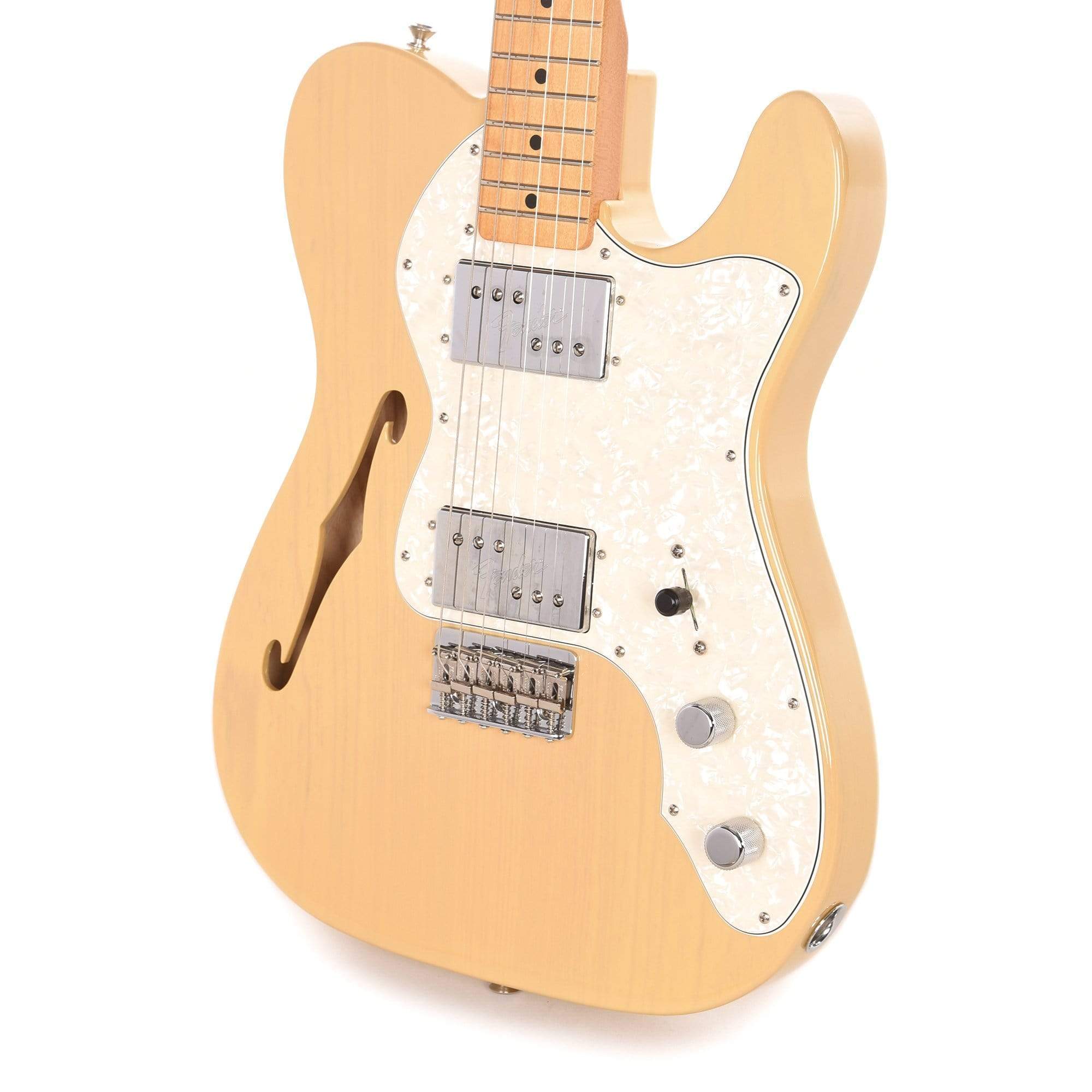 Fender Vintera '70s Telecaster Thinline Vintage Blonde Electric Guitars / Semi-Hollow