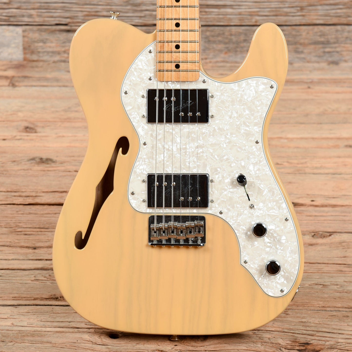 Fender Vintera '70s Telecaster Thinline Vintage Blonde 2018 Electric Guitars / Semi-Hollow