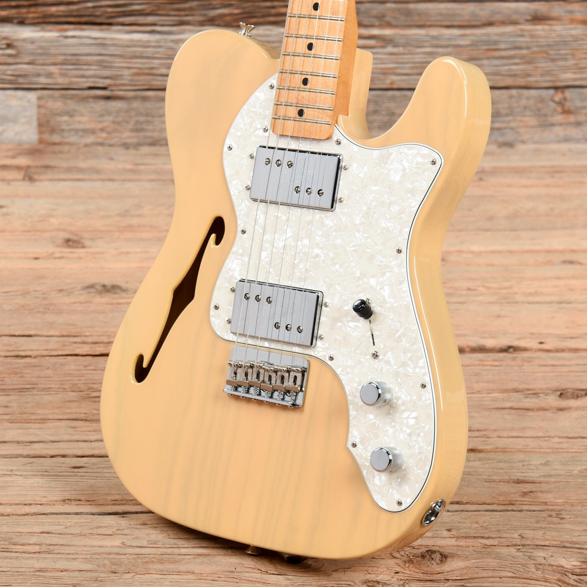 Fender Vintera '70s Telecaster Thinline Vintage Blonde 2018 Electric Guitars / Semi-Hollow