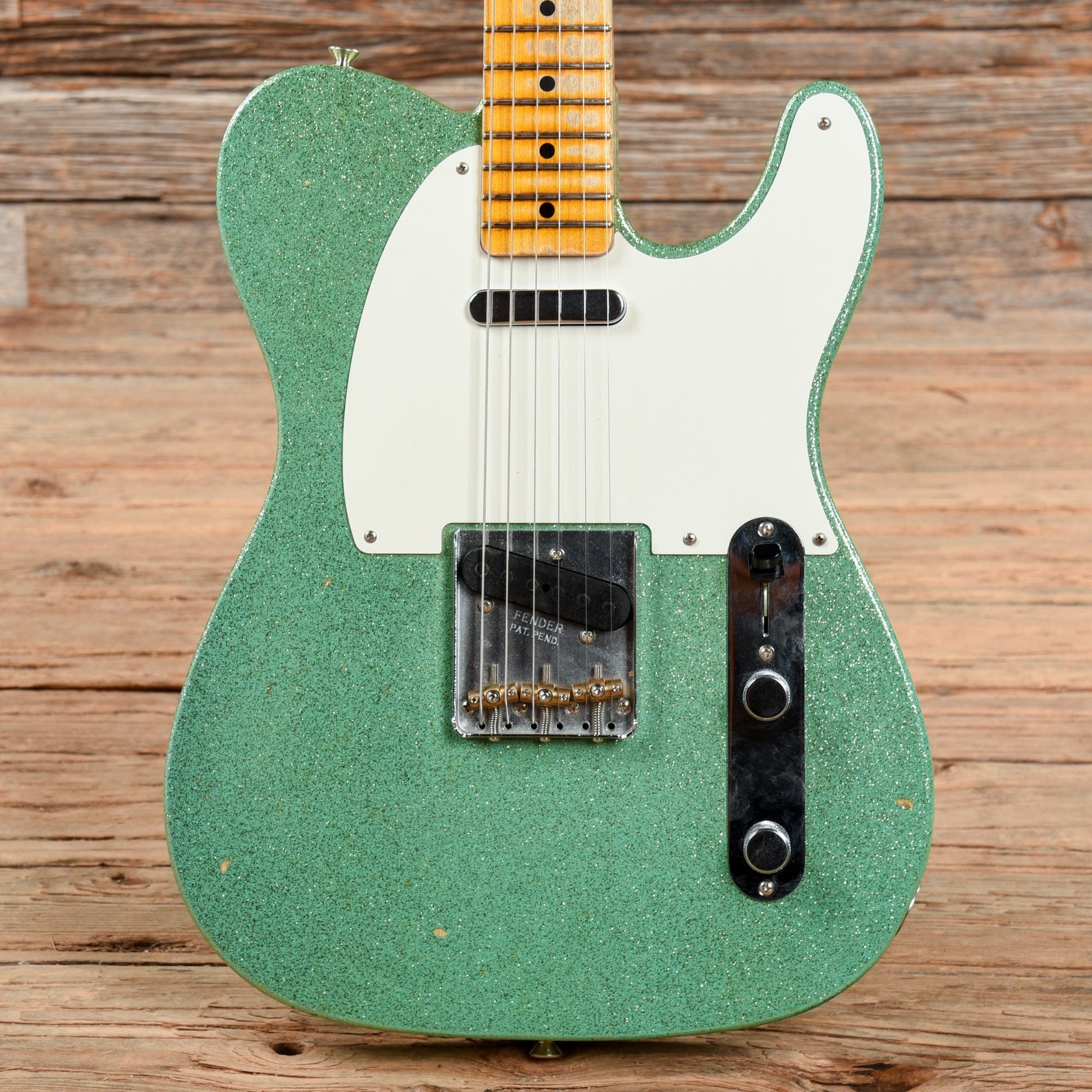 Fender 1955 Telecaster "Chicago Special" Relic Aged Sea Foam Sparkle 2019 Electric Guitars / Solid Body