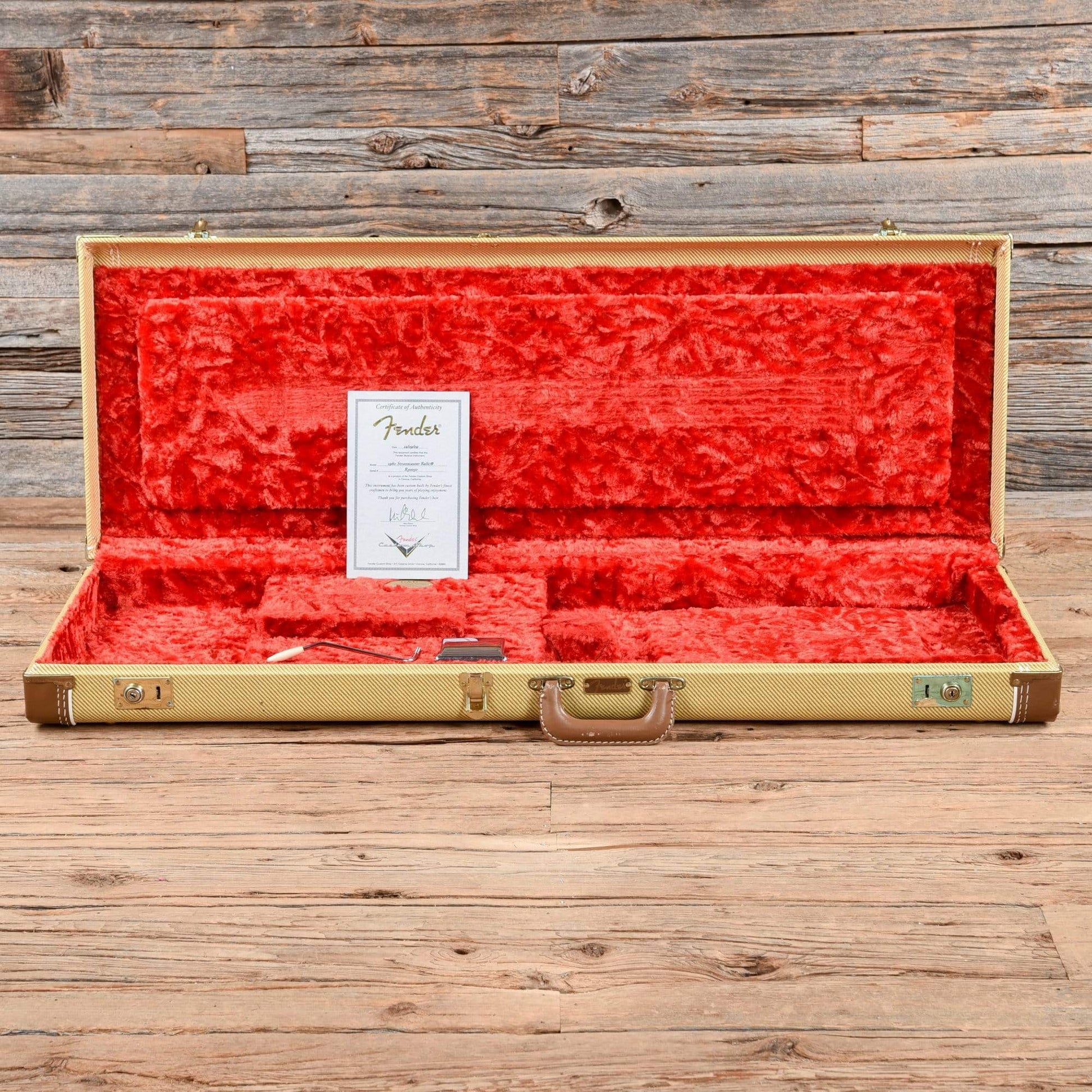 Fender 1960 Stratocaster Relic Olympic White 2009 Electric Guitars / Solid Body