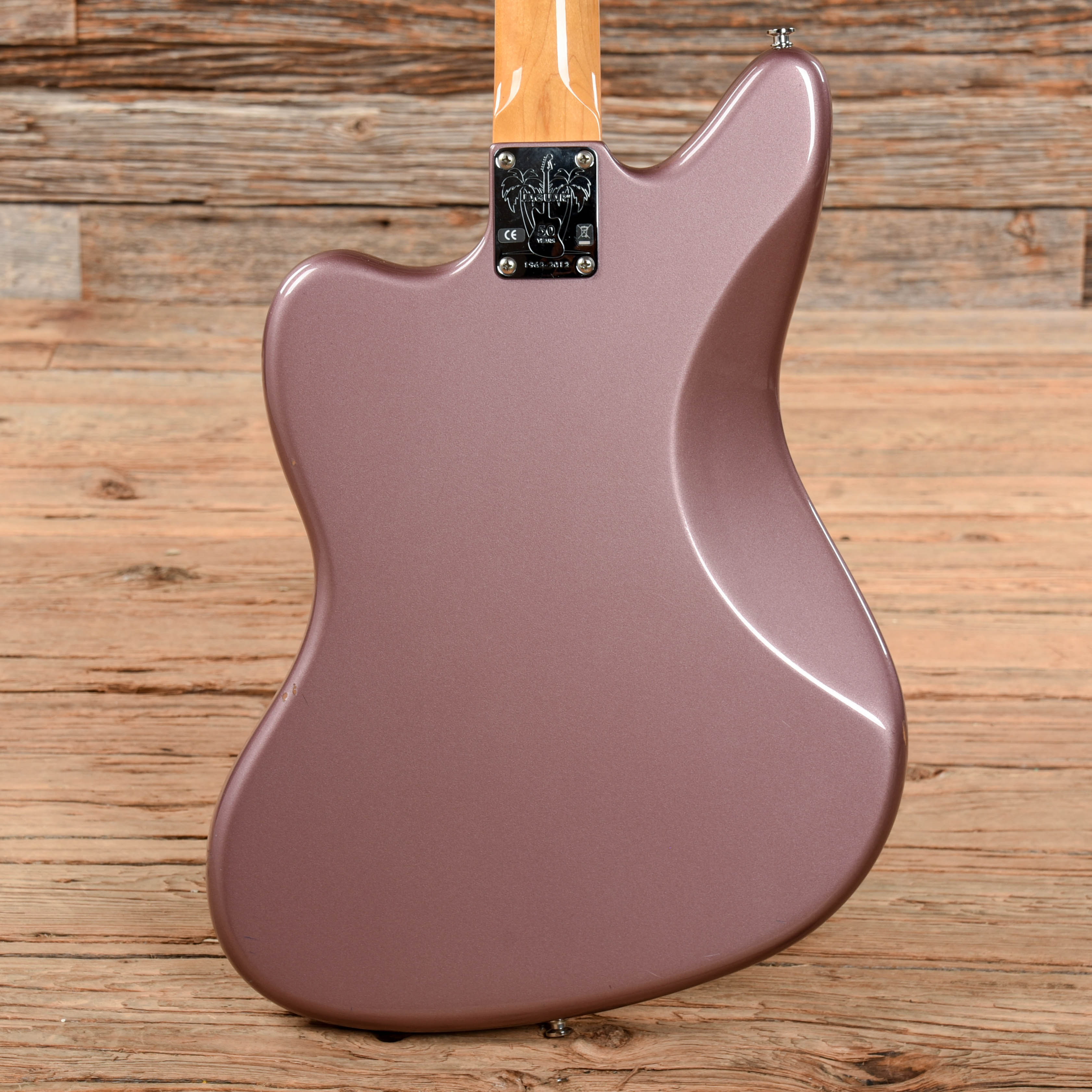 Fender 50th Anniversary Jaguar Burgundy Mist Metallic 2012 Electric Guitars / Solid Body