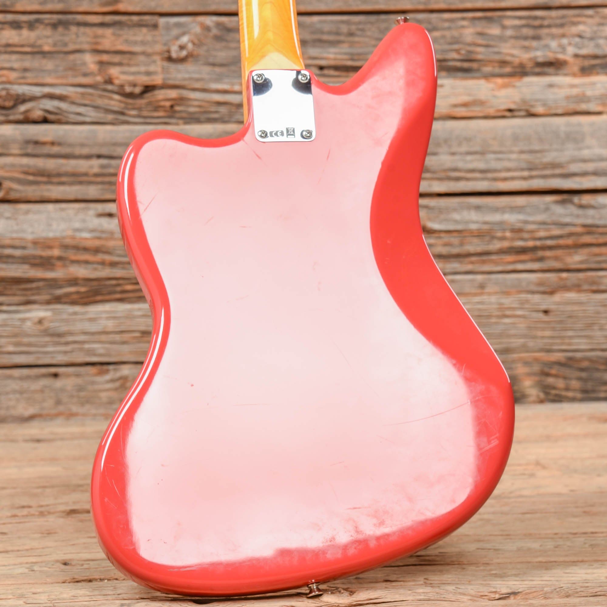 Fender 60s Jaguar Lacquer Fiesta Red 2015 – Chicago Music Exchange