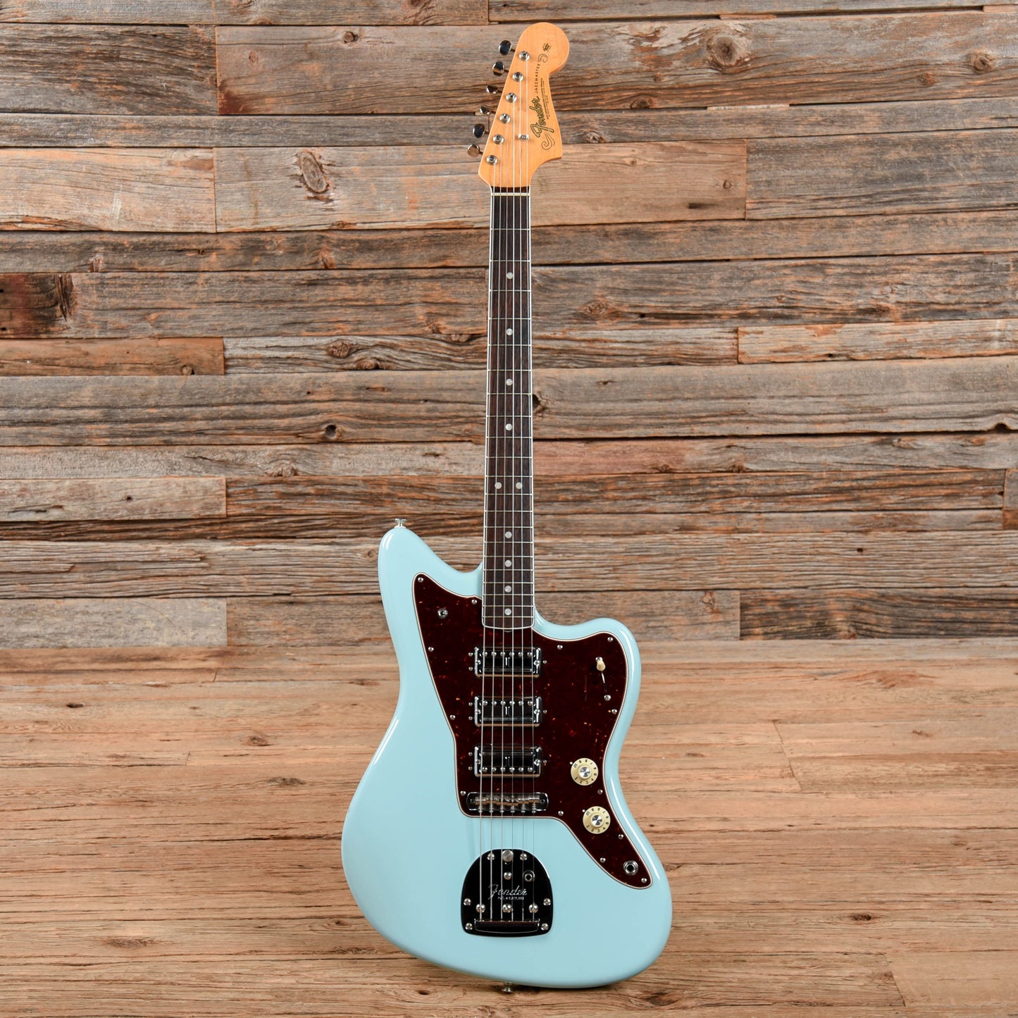 Fender 60th Anniversary Limited Edition Triple Jazzmaster Sonic Blue 2018 Electric Guitars / Solid Body