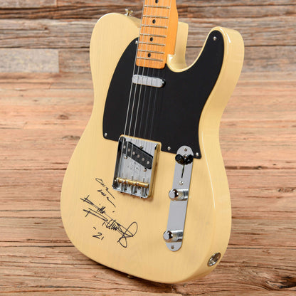Fender 70th Anniversary Broadcaster Signed by Keith Richards Blackguard Blonde 2019 Electric Guitars / Solid Body