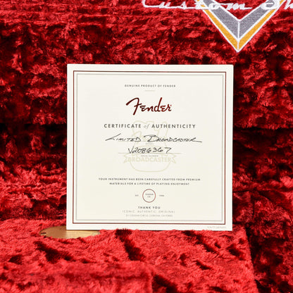 Fender 70th Anniversary Broadcaster Signed by Keith Richards Blackguard Blonde 2019 Electric Guitars / Solid Body