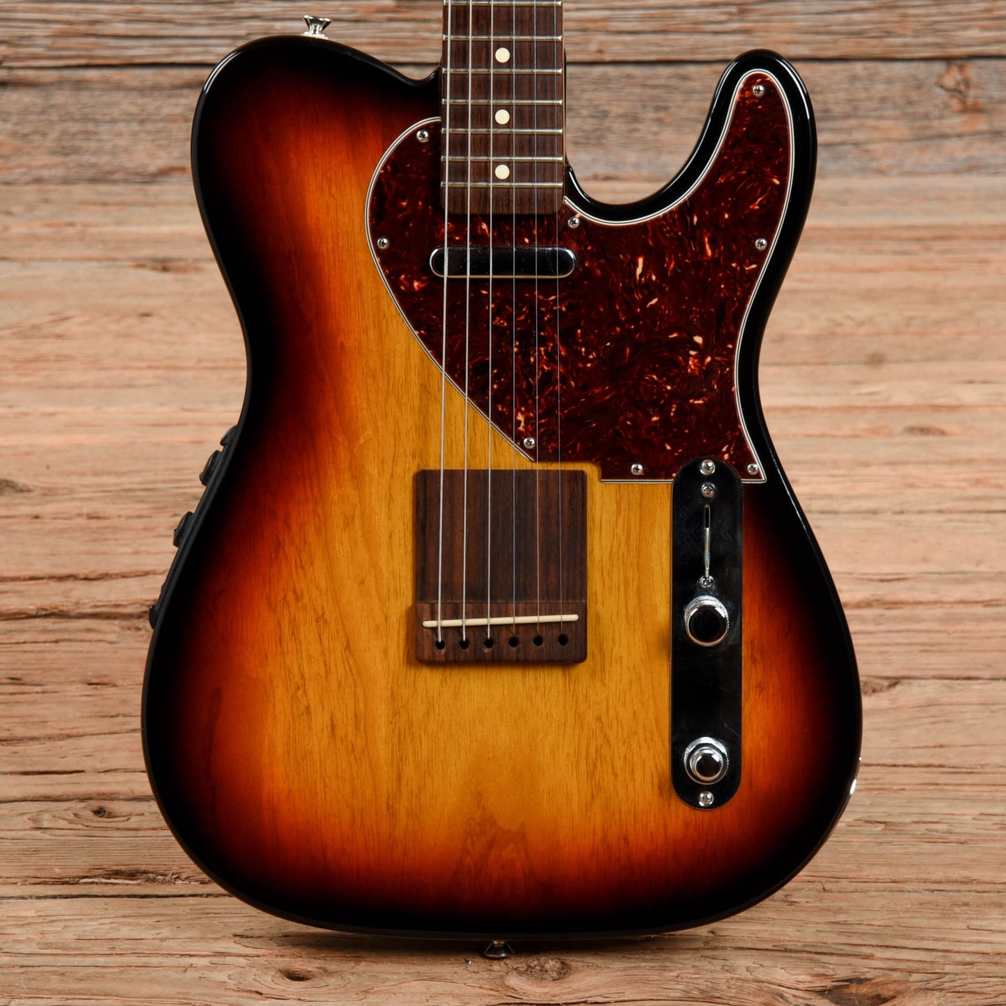 Fender Acoustasonic Series Telecaster 3-Color Sunburst 2010 Electric Guitars / Solid Body