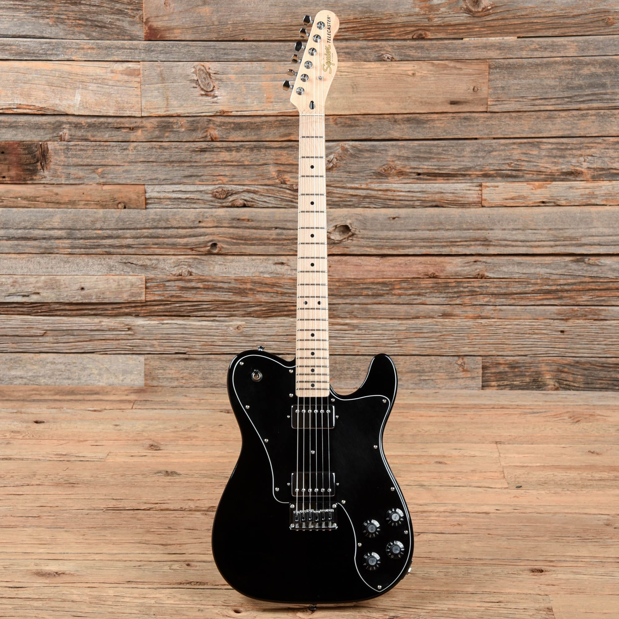 Fender Affinity Telecaster Deluxe Black Electric Guitars / Solid Body