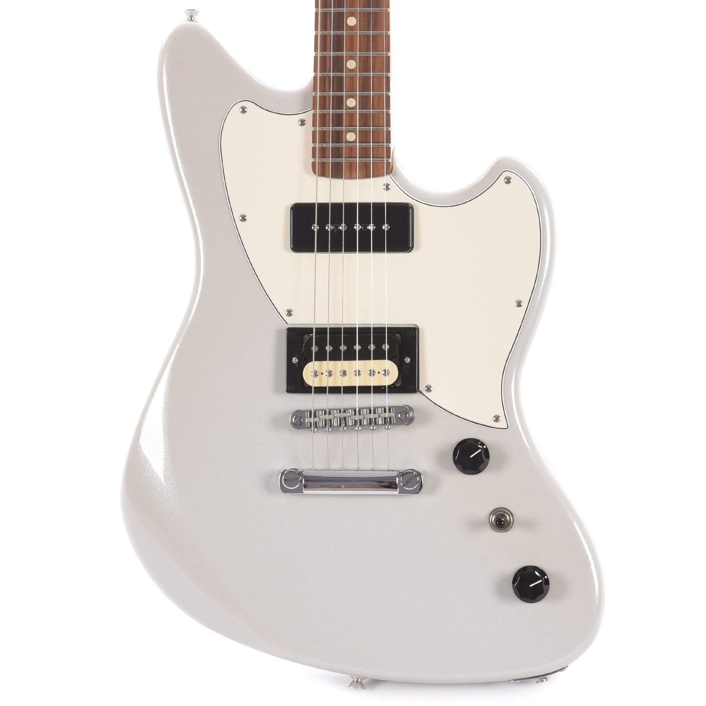 Fender Alternate Reality Powercaster White Opal USED Electric Guitars / Solid Body
