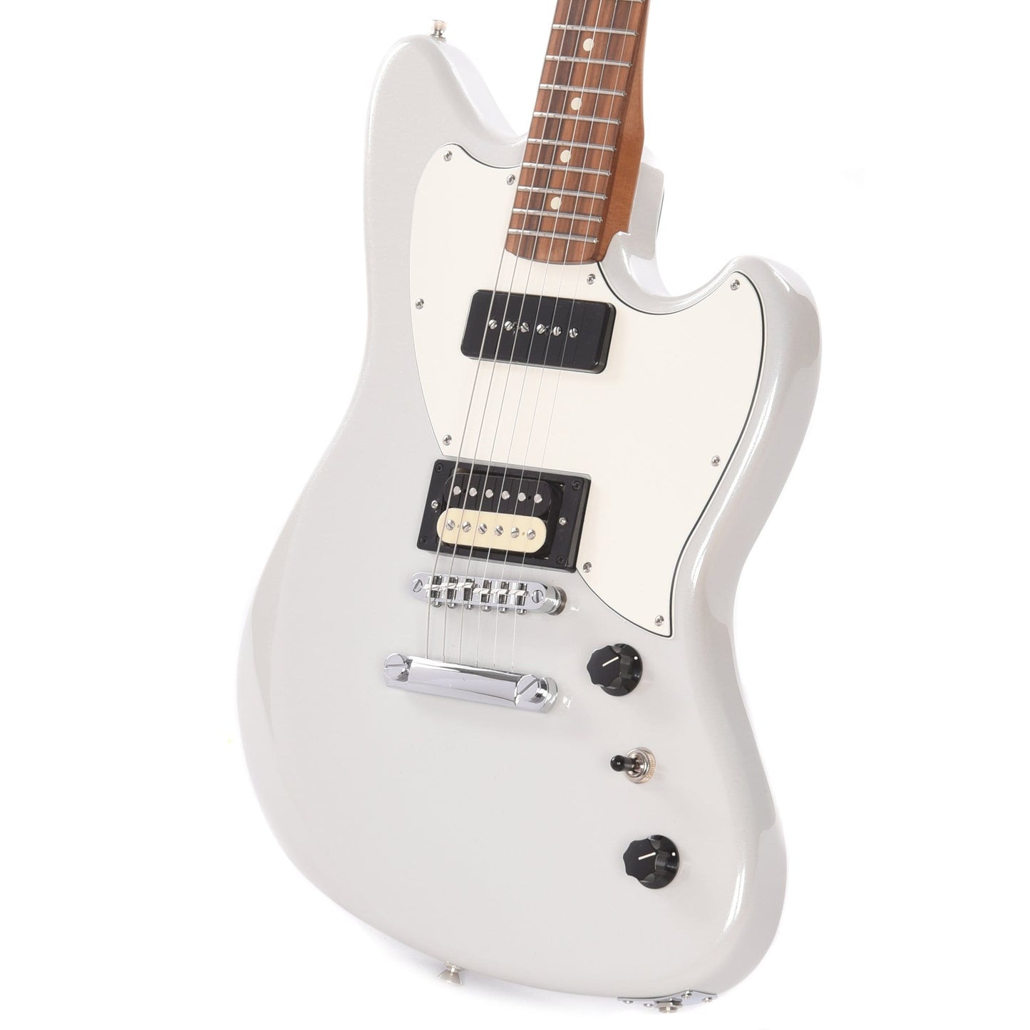 Fender Alternate Reality Powercaster White Opal USED Electric Guitars / Solid Body