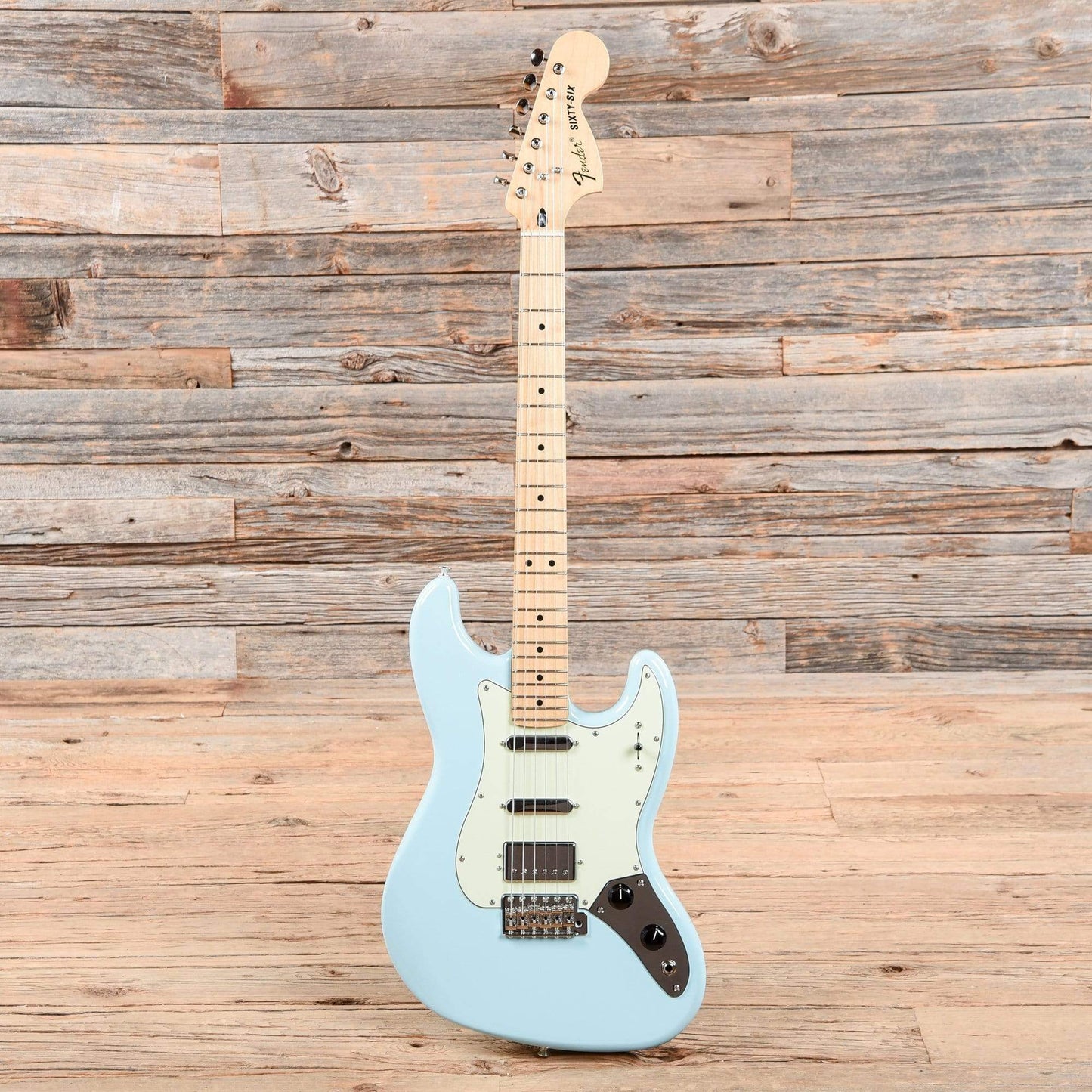 Fender Alternate Reality Sixty-Six Daphne Blue 2019 Electric Guitars / Solid Body