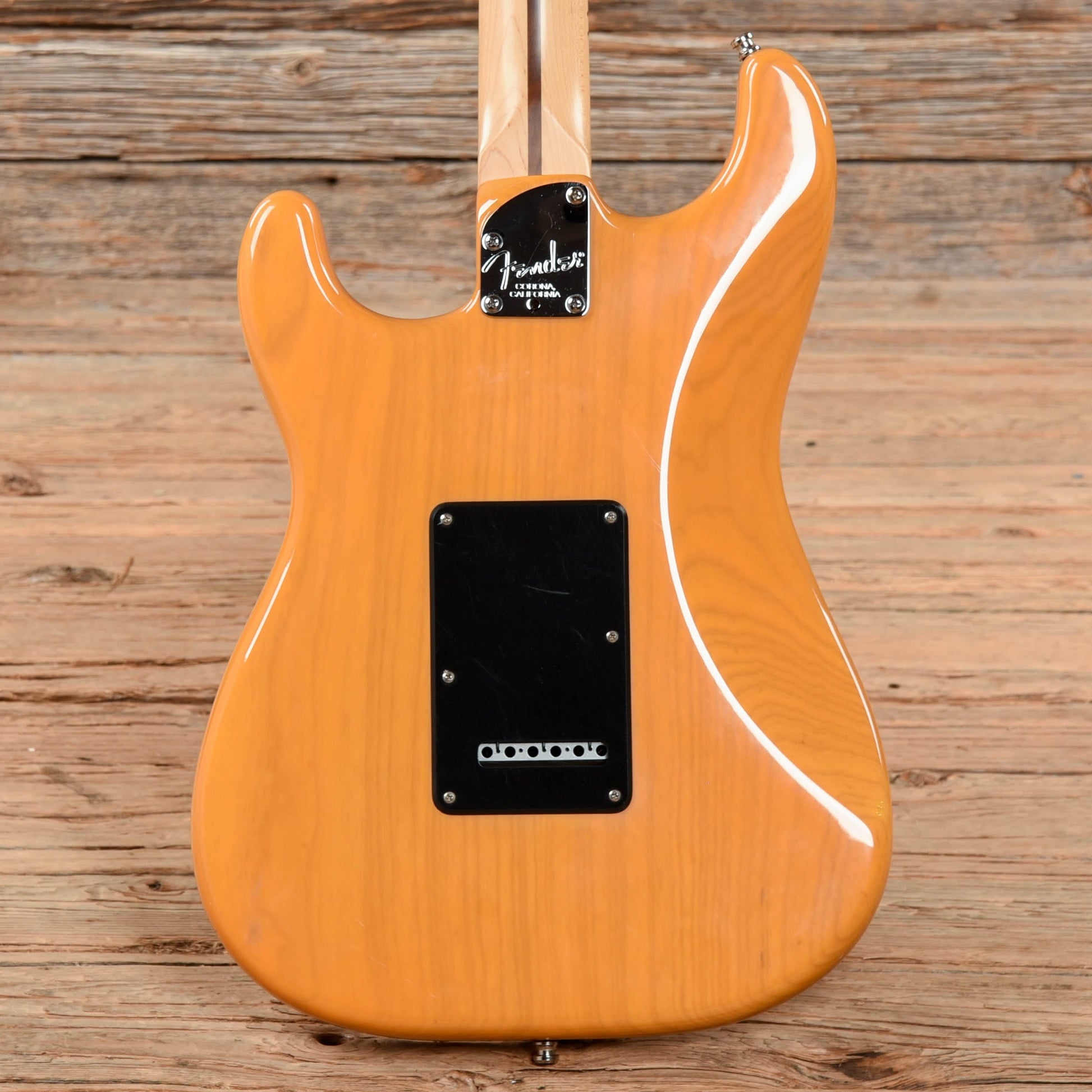 Fender American Deluxe Ash Stratocaster Vintage Blonde 2005 Electric Guitars / Solid Body
