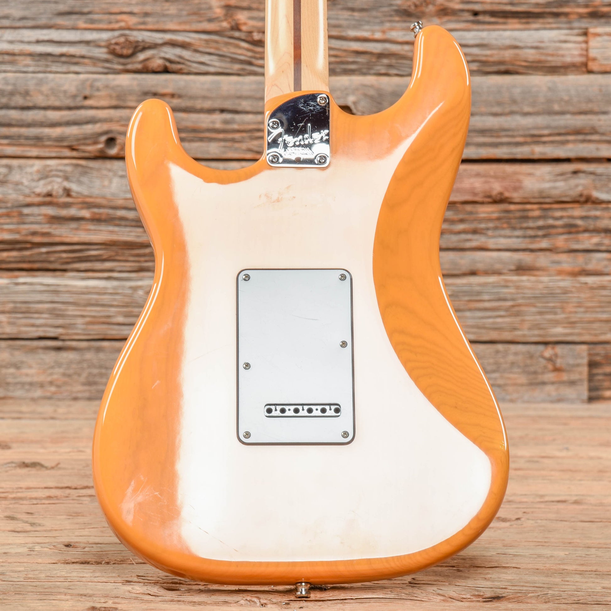 Fender American Deluxe Ash Stratocaster Vintage Blonde 2005 Electric Guitars / Solid Body
