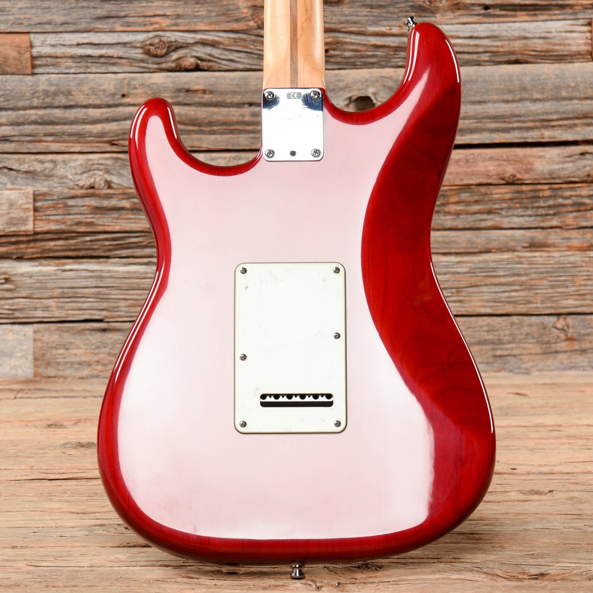 Fender American Deluxe Fat Stratocaster Crimson Red Transparent 2001 Electric Guitars / Solid Body