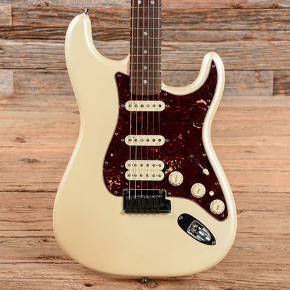 Fender American Deluxe Fat Stratocaster HSS Olympic Pearl 2012 Electric Guitars / Solid Body