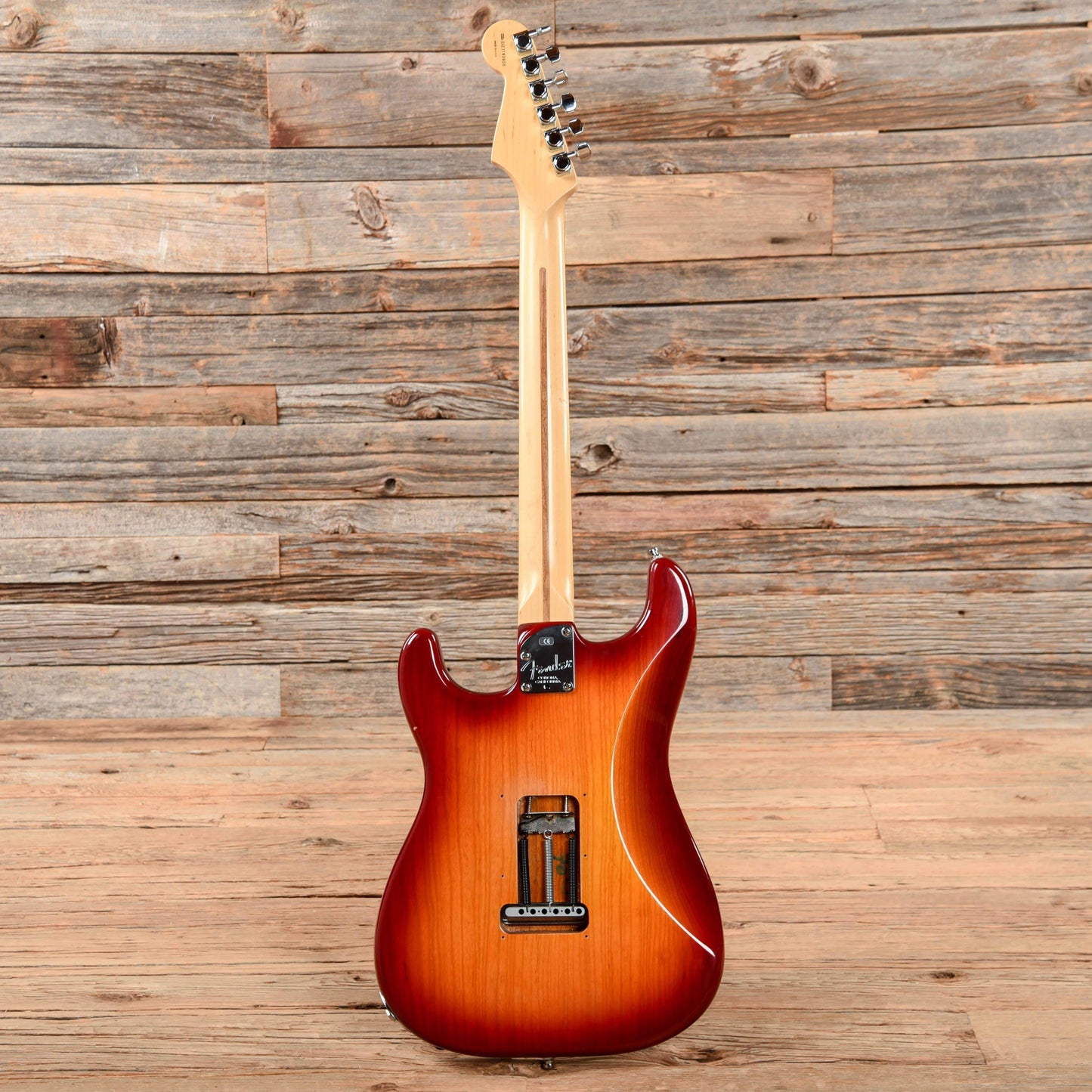 Fender American Deluxe Stratocaster Aged Cherry Burst 2004 Electric Guitars / Solid Body