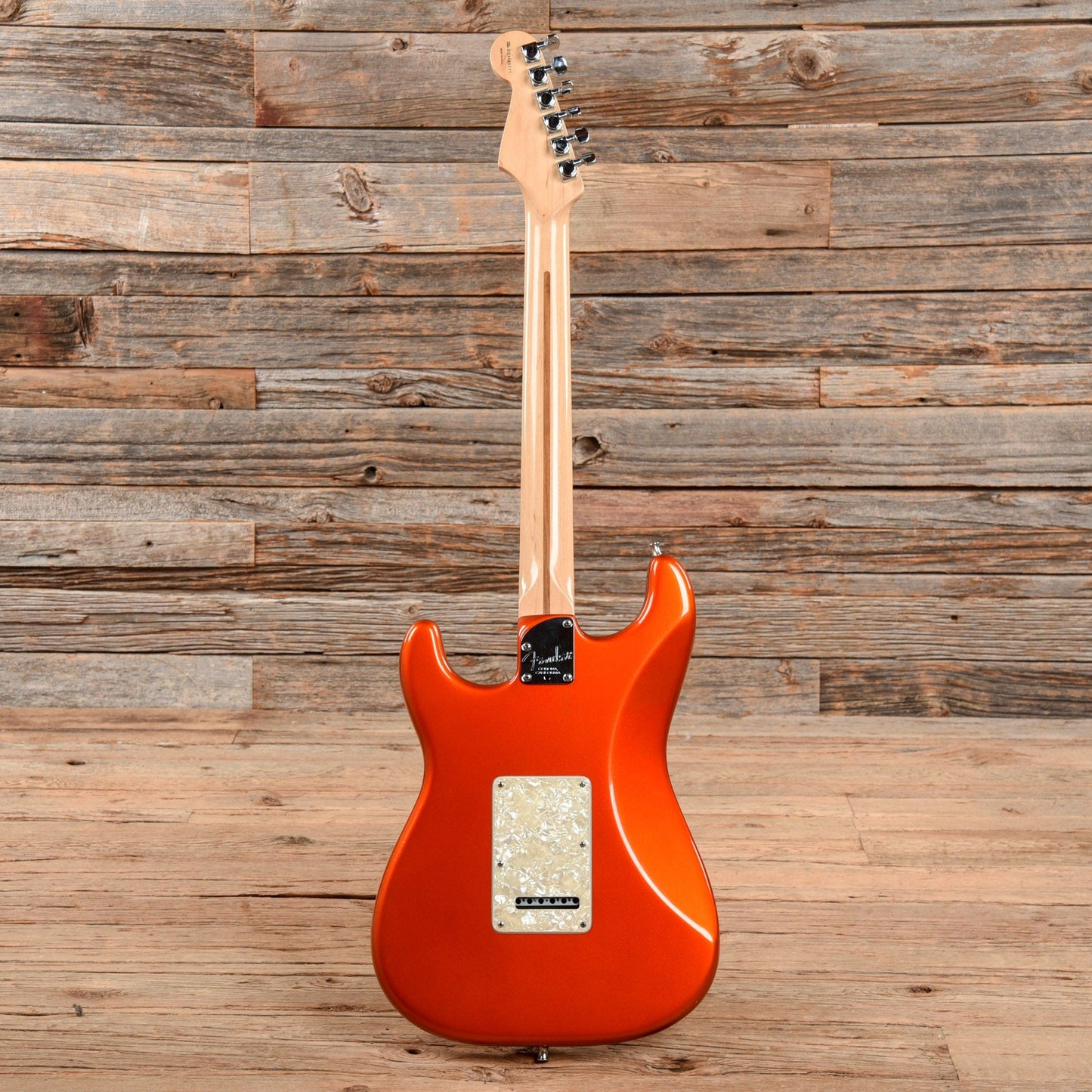 Fender American Deluxe Stratocaster Autumn Blaze Metallic 2004 Electric Guitars / Solid Body