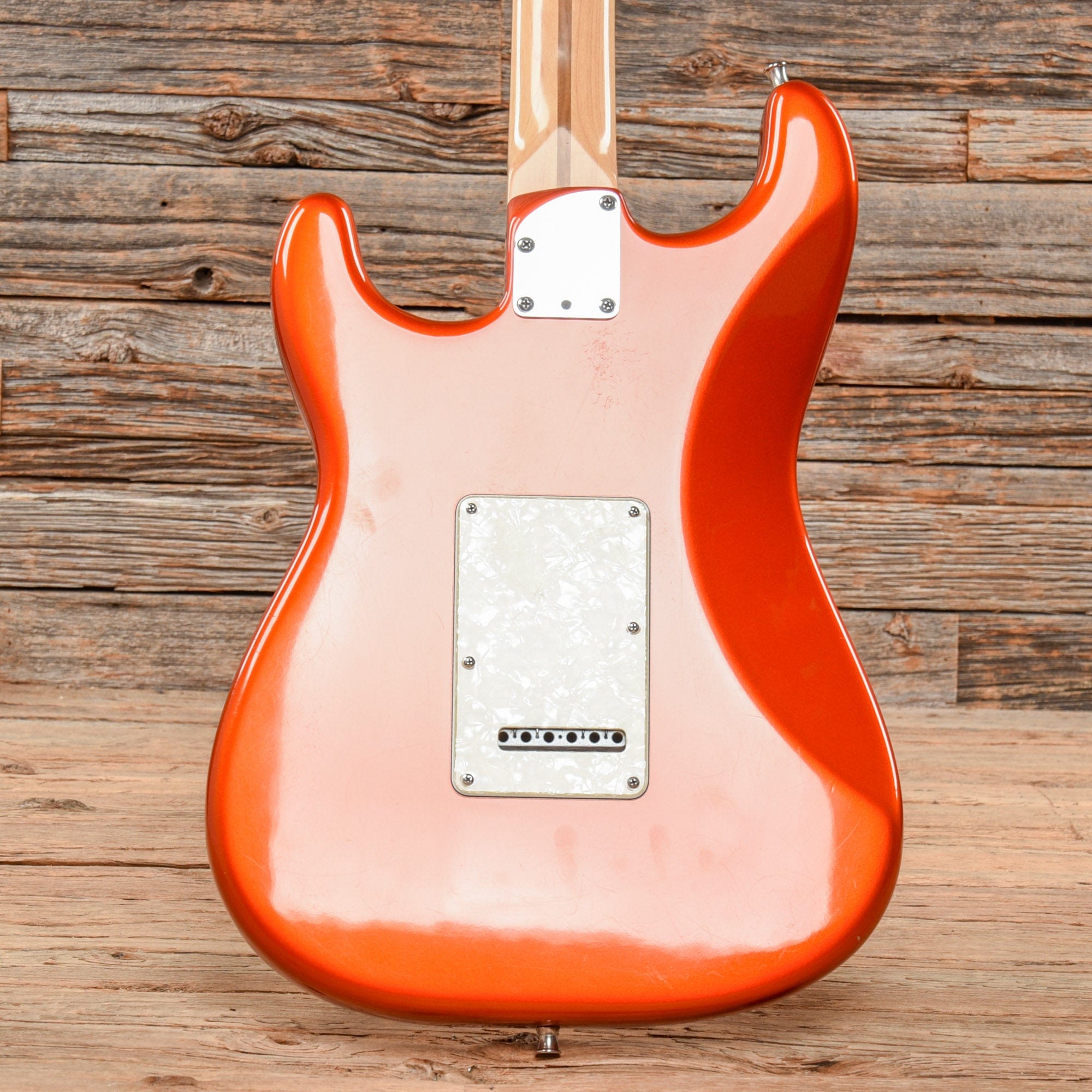 Fender American Deluxe Stratocaster Autumn Blaze Metallic 2004 Electric Guitars / Solid Body