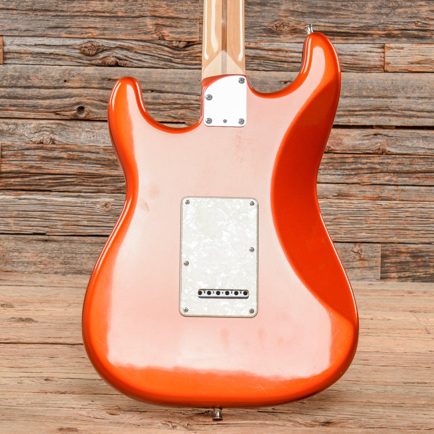 Fender American Deluxe Stratocaster Autumn Blaze Metallic 2004 Electric Guitars / Solid Body