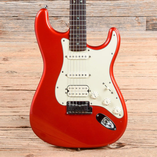 Fender American Deluxe Stratocaster Candy Apple Red 2002 Electric Guitars / Solid Body