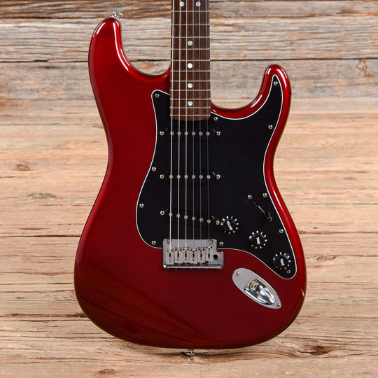 Fender American Deluxe Stratocaster Chrome Red 2005 Electric Guitars / Solid Body