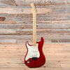 Fender American Deluxe Stratocaster Crimson Red Transparent 2000 LEFTY Electric Guitars / Solid Body