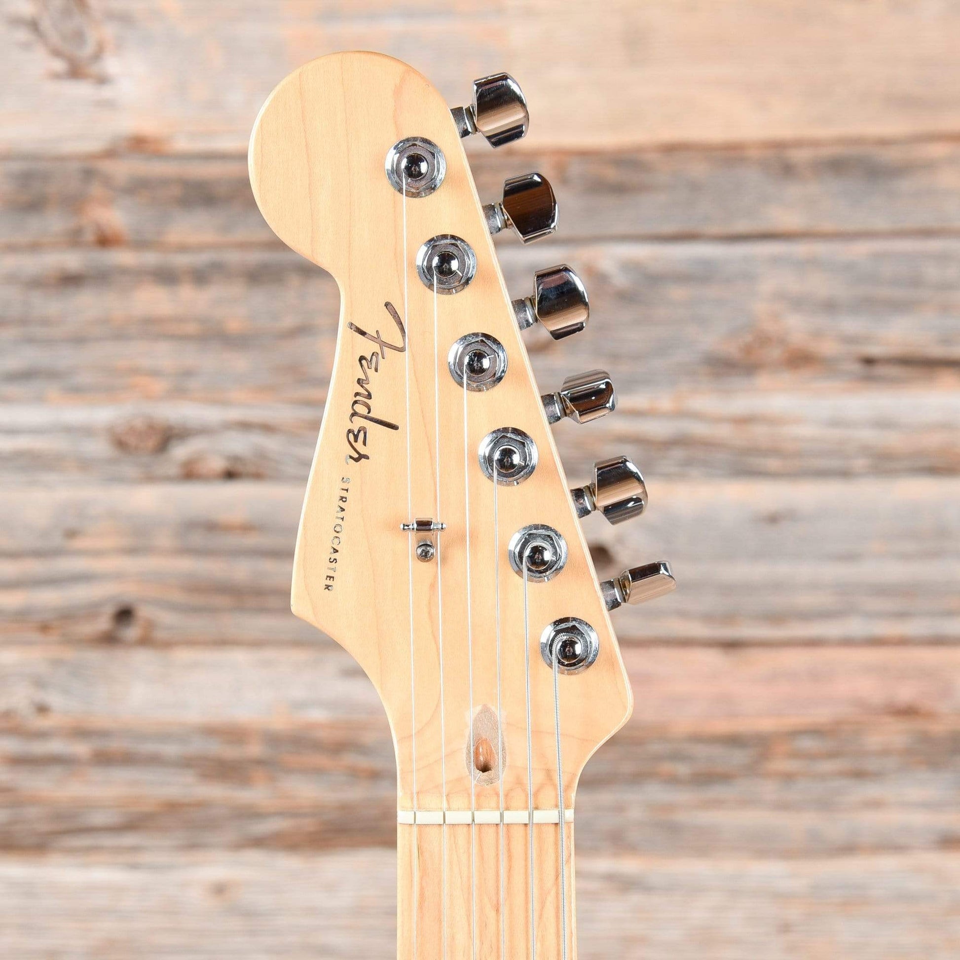 Fender American Deluxe Stratocaster Crimson Red Transparent 2000 LEFTY Electric Guitars / Solid Body