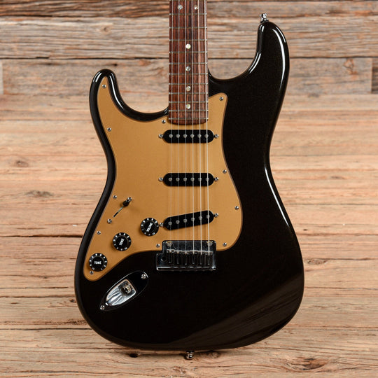 Fender American Deluxe Stratocaster Montego Black 2007 LEFTY Electric Guitars / Solid Body