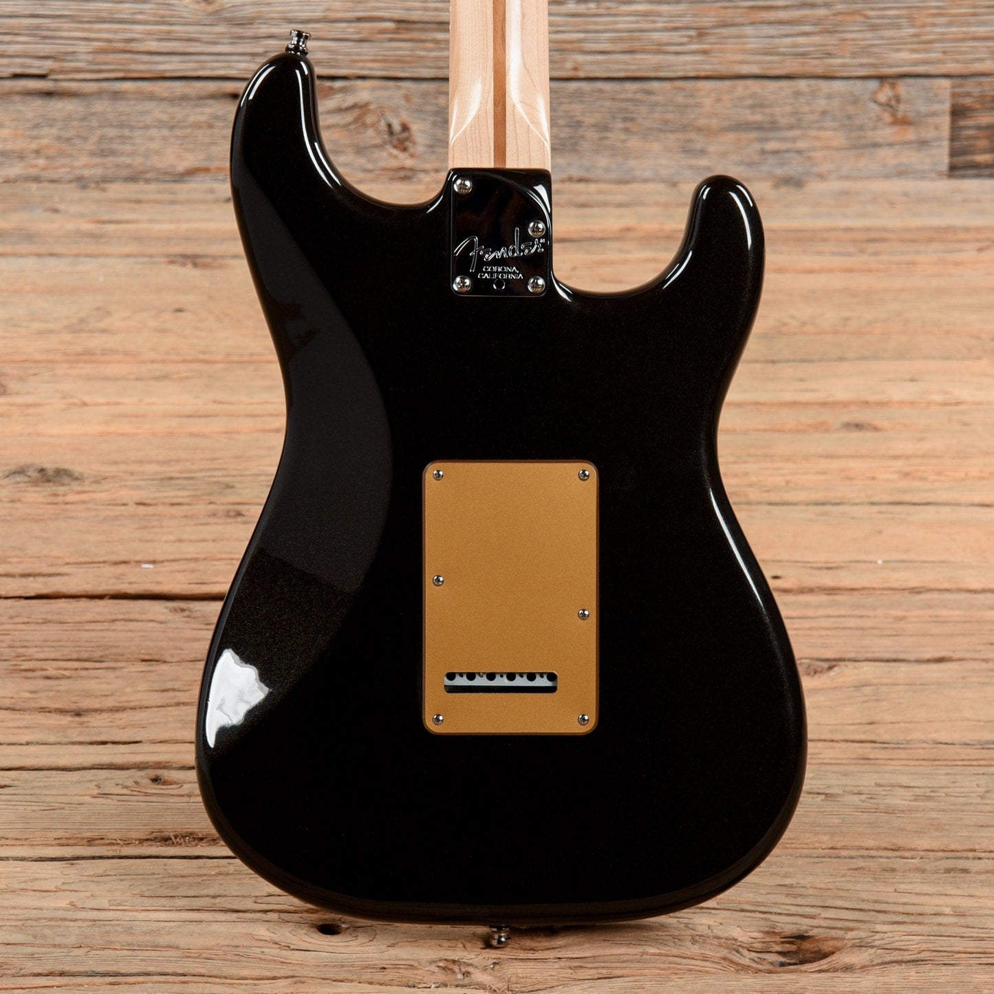 Fender American Deluxe Stratocaster Montego Black 2007 LEFTY Electric Guitars / Solid Body