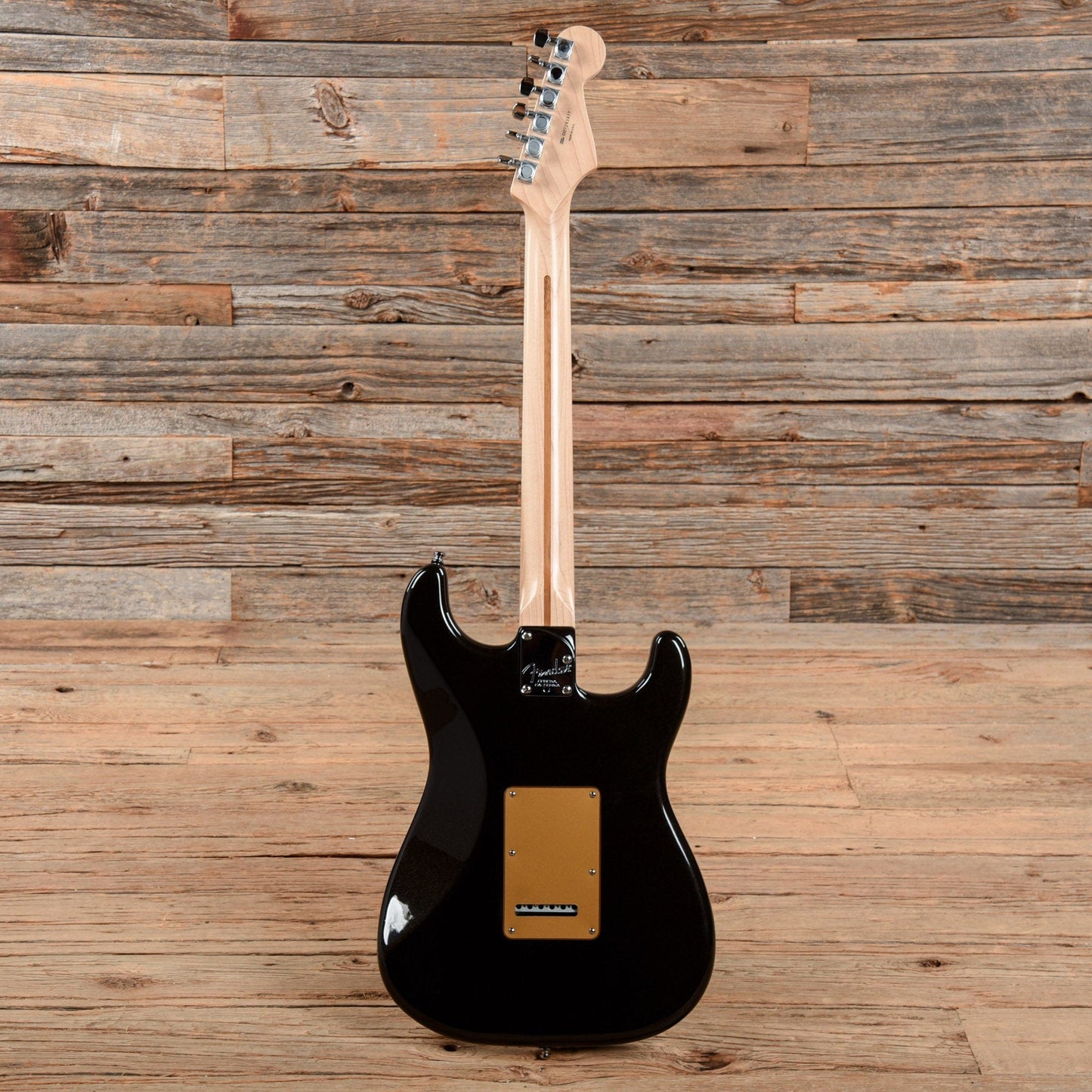 Fender American Deluxe Stratocaster Montego Black 2007 LEFTY Electric Guitars / Solid Body