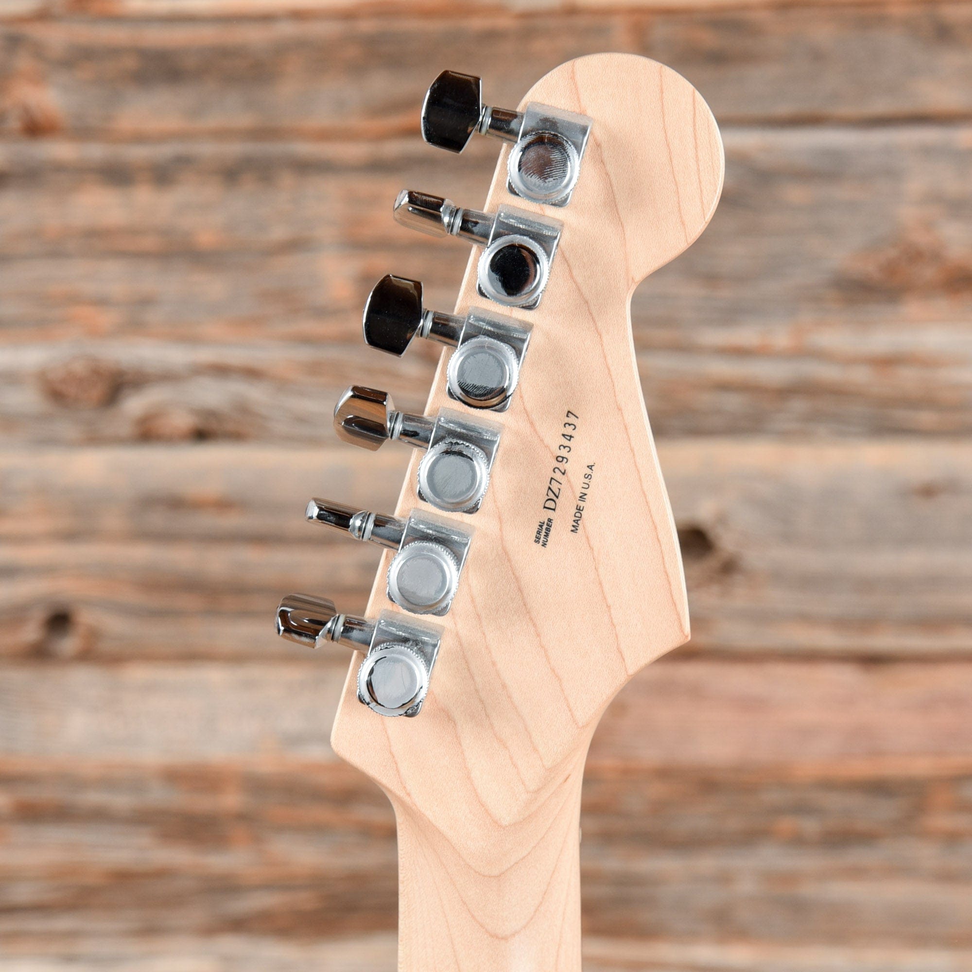 Fender American Deluxe Stratocaster Montego Black 2007 LEFTY Electric Guitars / Solid Body