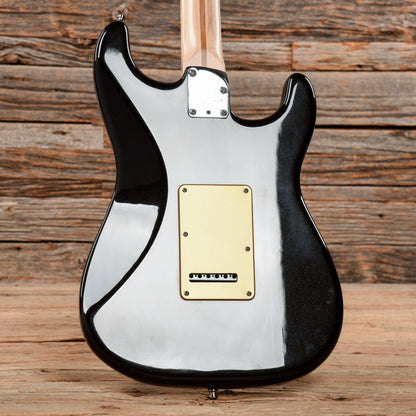 Fender American Deluxe Stratocaster Montego Black 2007 LEFTY Electric Guitars / Solid Body
