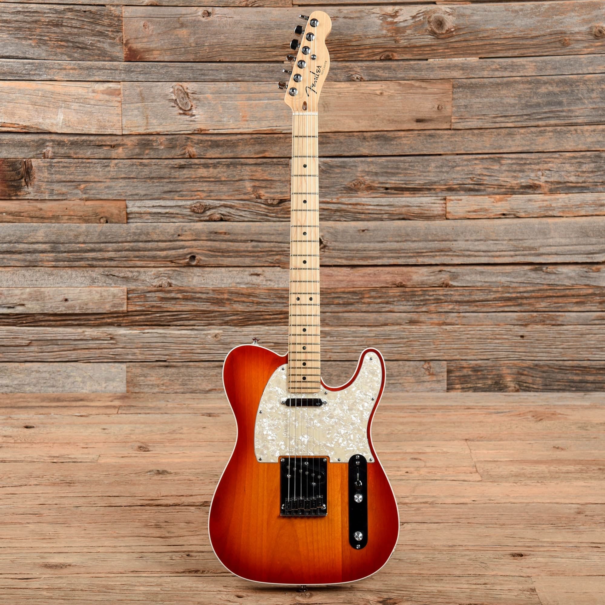 Fender American Deluxe Telecaster Aged Cherry Sunburst 2013 Chicago fender-american-deluxe-telecaster-aged-cherry-sunburst-2013-chicago