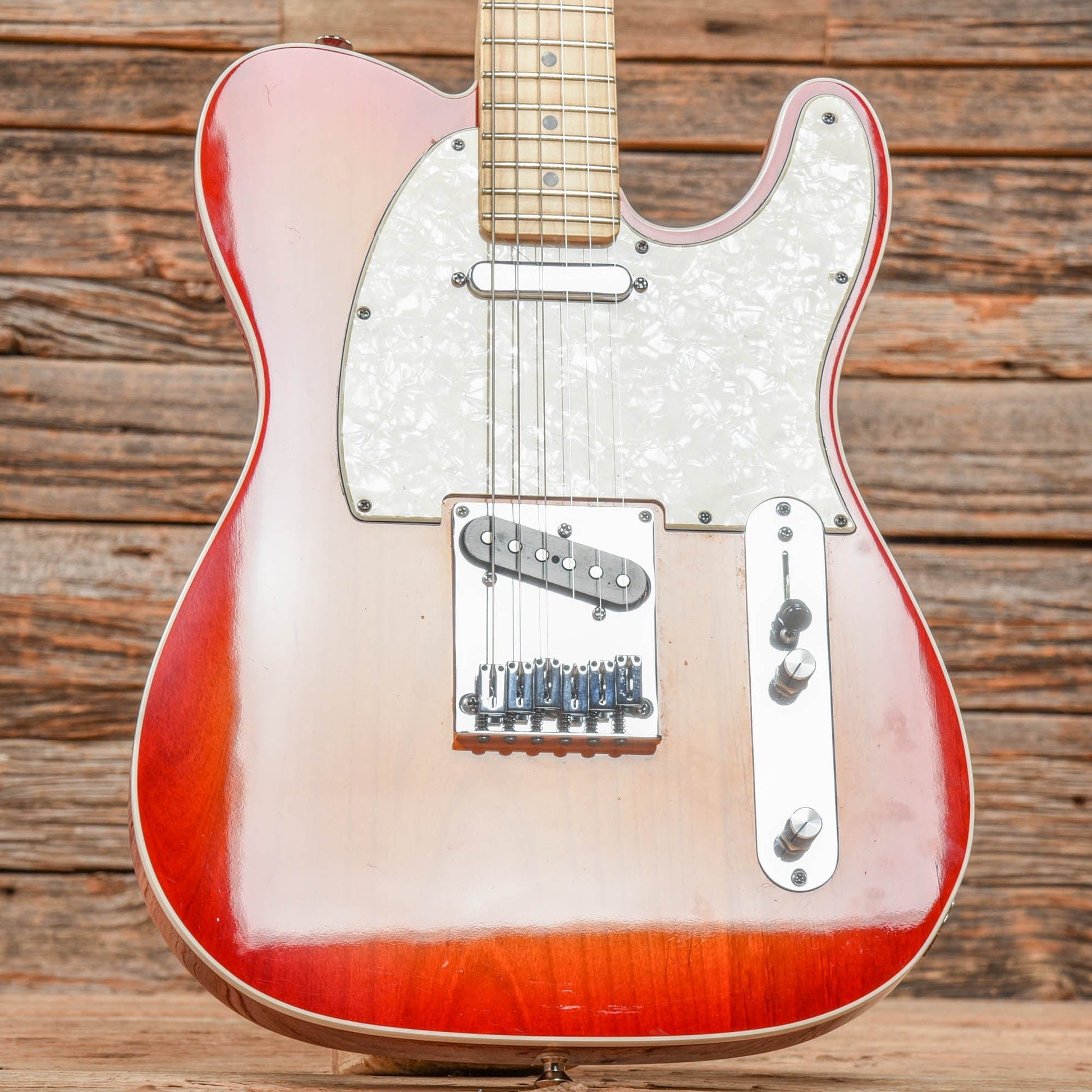 Fender American Deluxe Telecaster Aged Cherry Sunburst 2013 Electric Guitars / Solid Body