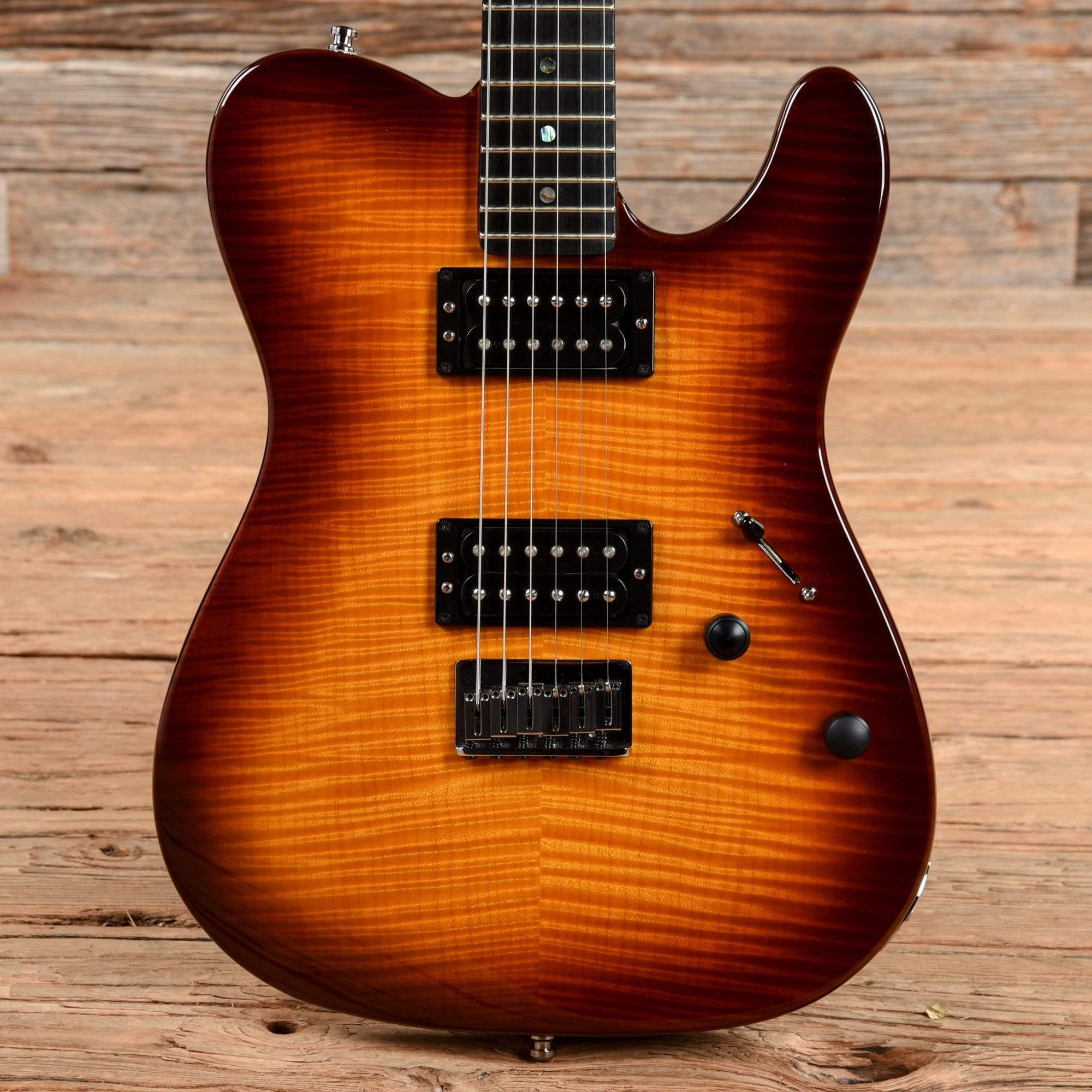 Fender American Deluxe Telecaster FMT HH Sunburst 2005 – Chicago