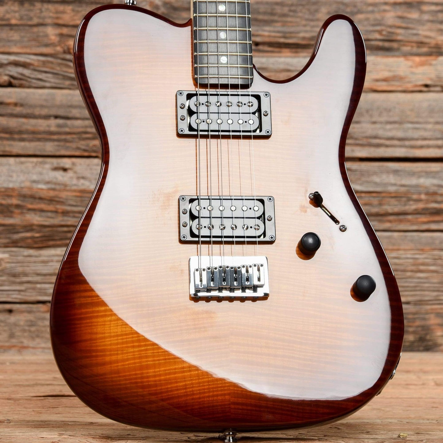 Fender American Deluxe Telecaster FMT HH Sunburst 2005 Electric Guitars / Solid Body