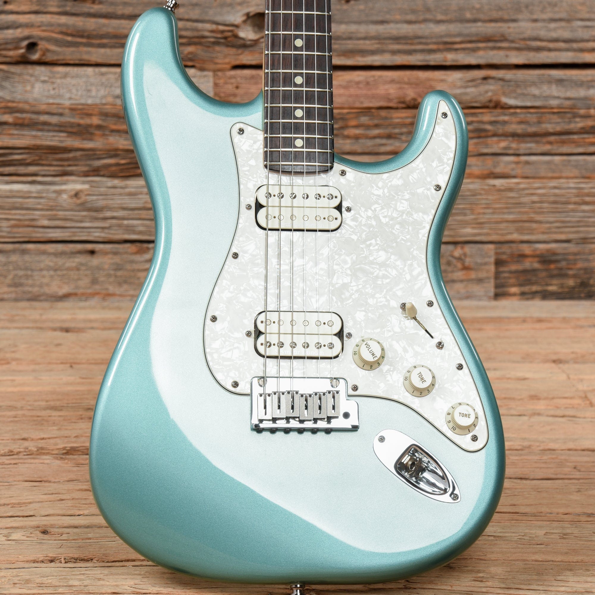 Fender American Double Fat Stratocaster Teal Green 2001 – Chicago Music ...