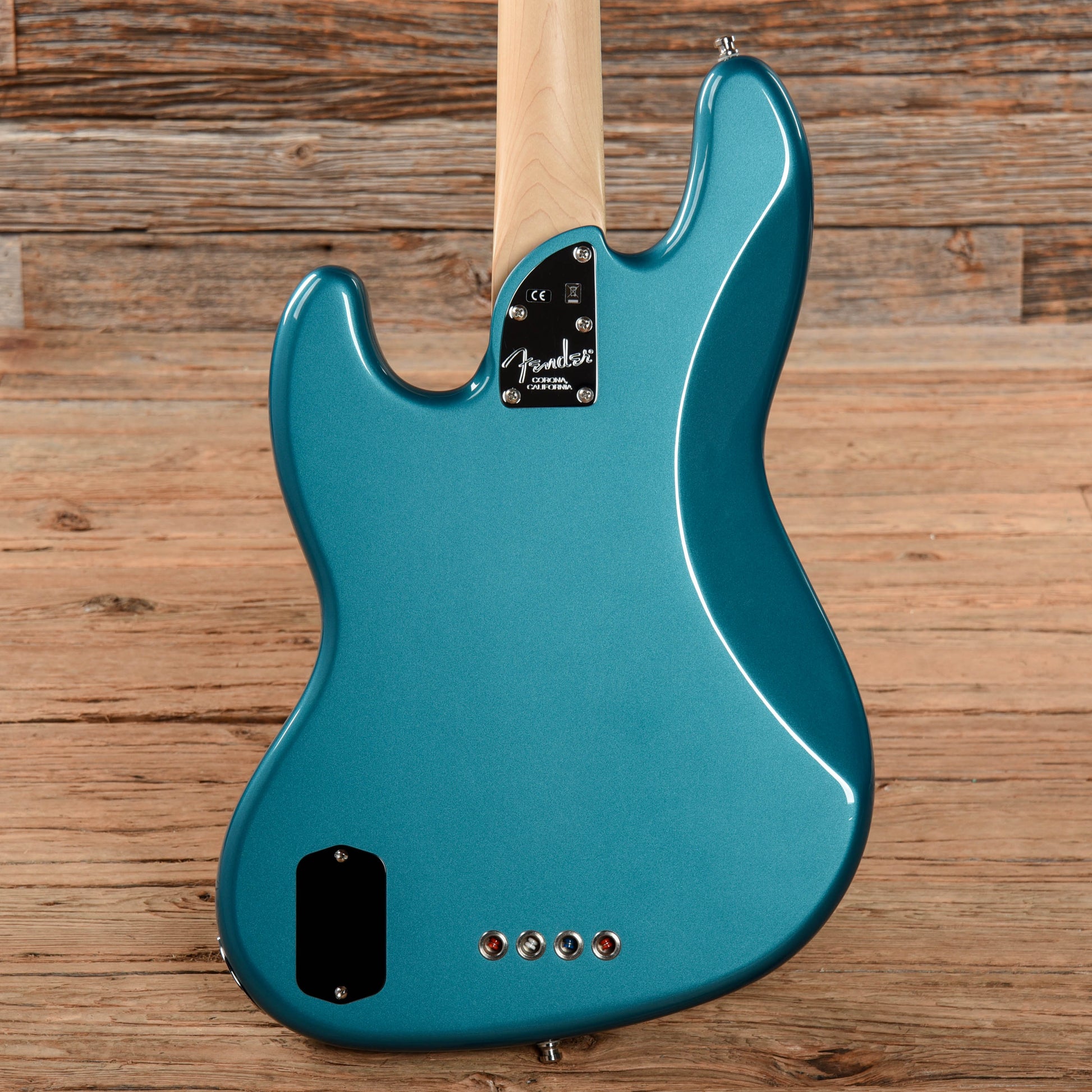 Fender American Elite Jazz Bass Satin Blue Metallic 2018 Electric Guitars / Solid Body
