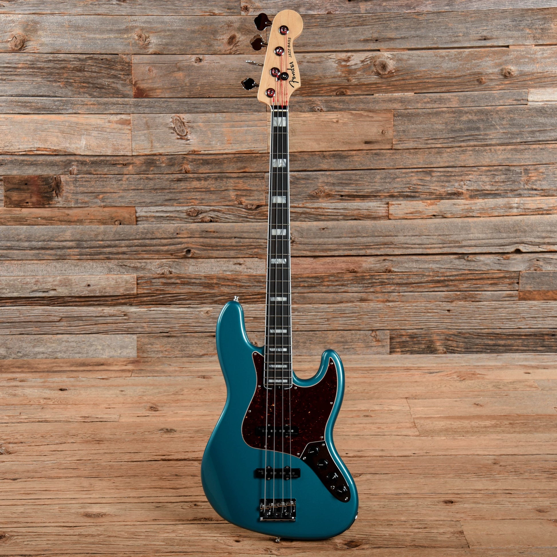 Fender American Elite Jazz Bass Satin Blue Metallic 2018 Electric Guitars / Solid Body